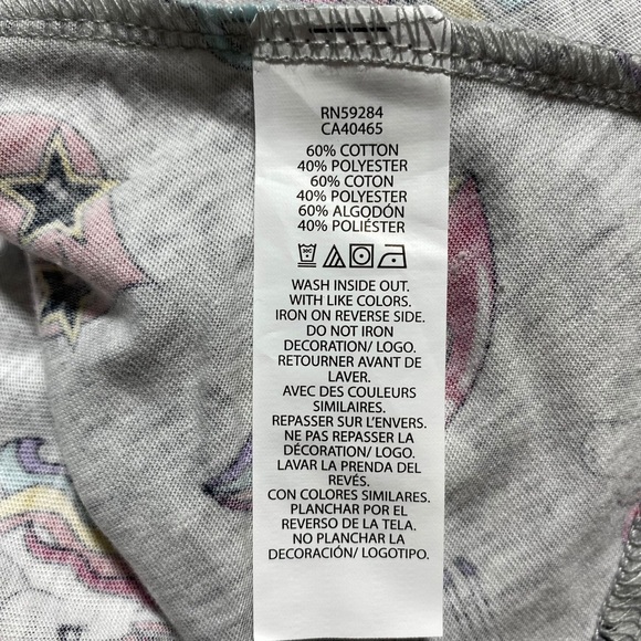 The Children's Place Girls Long Sleeve Printed  Skater Everyday Dress Large Gray - Picture 10 of 10